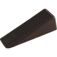 FERMAPORTE ADESIVO A CUNEO - PLASTICA NOCE CF=PZ 100- 1 confezioni