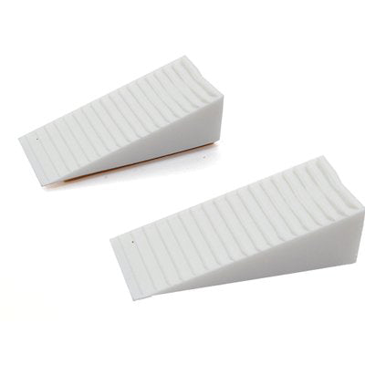 FERMAPORTA ADESIVO A CUNEO PRONTY - PLASTICA NOCE CF=PZ 2- 12 confezioni