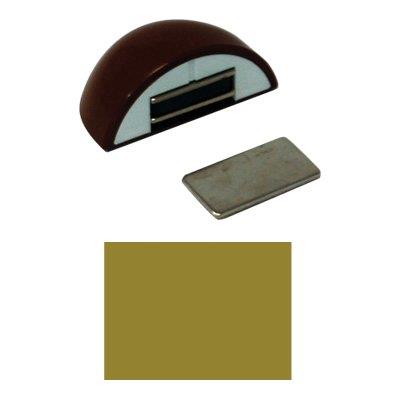 FERMAPORTE MAGNETICO AP 123 - RESINA TERMOPLASTICA ORO LUCIDO- 10 pezzi