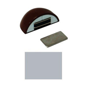 FERMAPORTE MAGNETICO AP 123 - RESINA TERMOPLASTICA CROMO LUCIDO- 10 pezzi