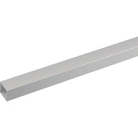 PROFILO QUADRELLO VUOTO ARCANSAS - ALLUM ARGENTO S.MM 1,0 MM 15X15 H.CM 100- 5 pezzi