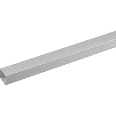 PROFILO QUADRELLO VUOTO ARCANSAS - ALLUM ARGENTO S.MM 1,0 MM 15X15 H.CM 100- 5 pezzi