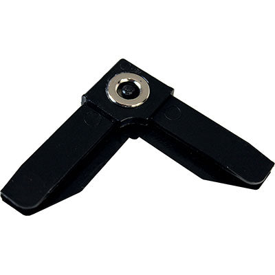 ANGOLO PROFILO ZANZARIERA LINEA C SANGIORGIO - MAGNETICO PLASTICA NERA- 25 pezzi