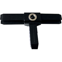 TEE PROFILO ZANZARIERA LINEA C SANGIORGIO - MAGNETICO PLASTICA NERA- 25 pezzi