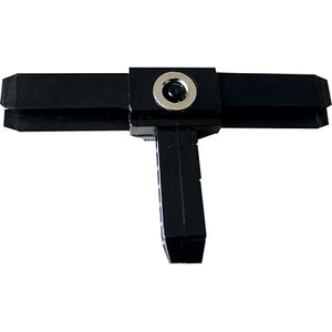 TEE PROFILO ZANZARIERA LINEA C SANGIORGIO - MAGNETICO PLASTICA NERA- 25 pezzi