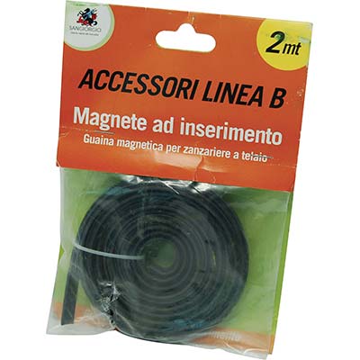 MAGNETE PROFILO ZANZARIERA LINEA B SANGIORGIO - MT 2- 5 pezzi