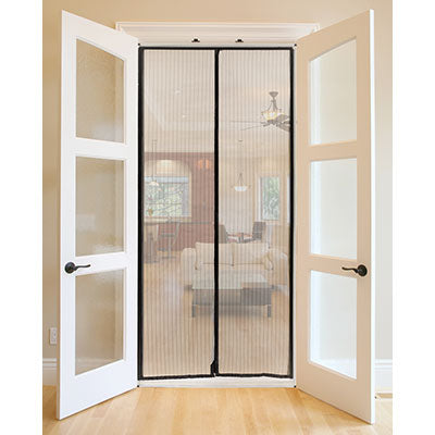 ZANZARIERA PORTA MAGNETICA EFFE  POLIESTERE NERO PANNELLI 2 CM 120 H.CM 250