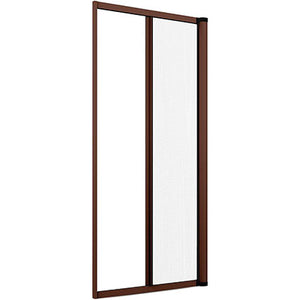 ZANZARIERA KIT PORTA EFFE  MARRONE RAL 8017 FIBRA VETRO/PVC CM 150 H.CM 250