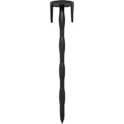 PICCHETTO CHIODO BLOCCA TELO + ALETTE - PA NERO DENTATO MM 45X25 H.CM 11 CF=PZ 200- 1 confezioni