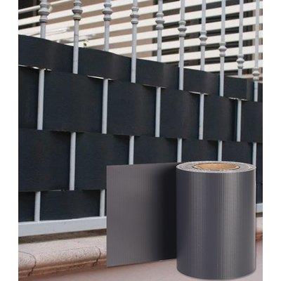 FASCIA COPRENTE RINGHIERE EFFE  PVC ANTRACITE H.CM 19 MT 35 + 20 CLIPS