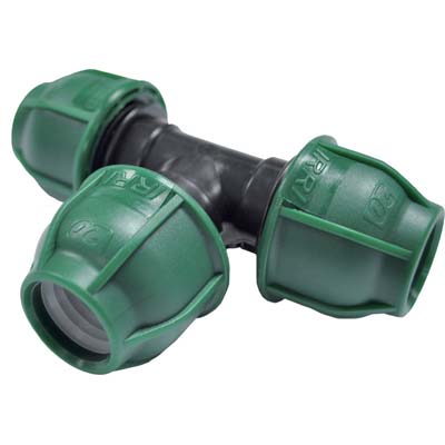 TEE A COMPRESSIONE PN10 - MM 16X16X16- 10 pezzi