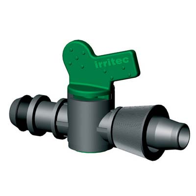 VALVOLA DERIVAZ TUBO GOCCIOLANTE MICROTUBO IRRITEC - MM 16- 50 pezzi