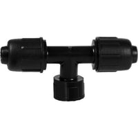 TEE A COMPRESSIONE FILETTO FEMMINA PN4 - MM 16X1/2F- 10 pezzi