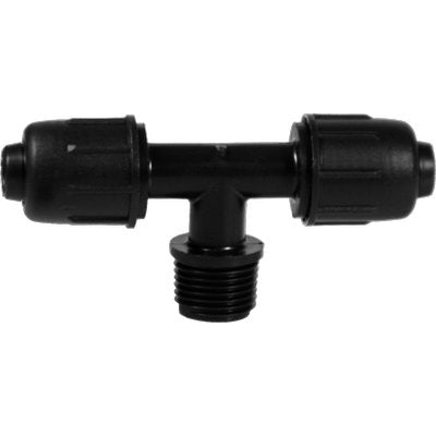 TEE A COMPRESSIONE FILETTO MASCHIO PN4 - MM 16X3/4M- 10 pezzi