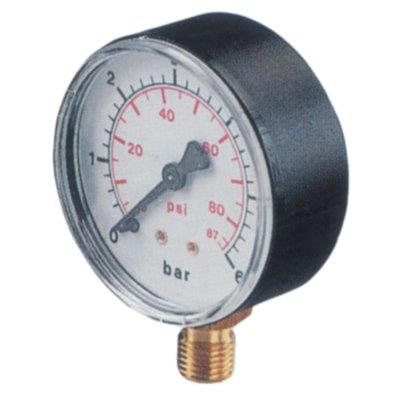 MANOMETRO - BAR 0/10 1/4 RADIALE- 2 pezzi