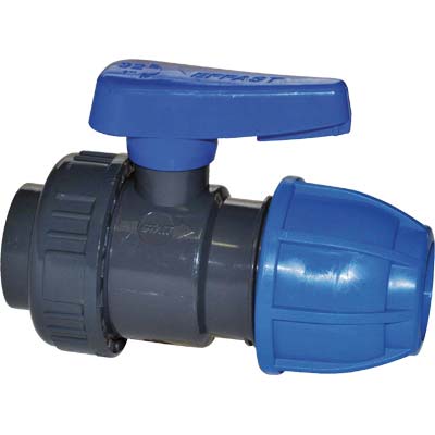 VALVOLA SFERA A COMPRESSIONE MONOGHIERA PN16  MM 32X1F