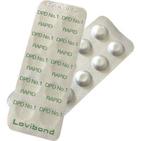 REAGENTE X TEST ANALISI CLORO + BROMO X PISCINA - CF=PASTIGLIE 10- 10 confezioni