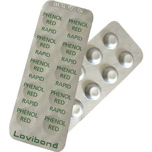 REAGENTE X TEST ANALISI PH X PISCINA - CF=PASTIGLIE 10- 10 confezioni