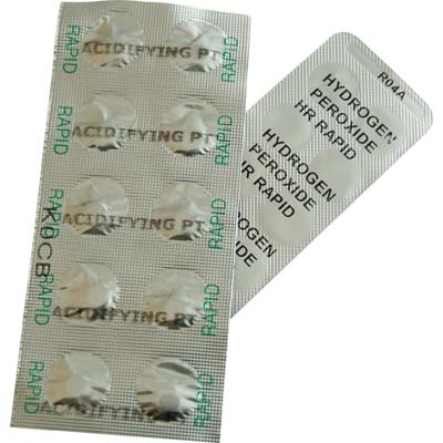 REAGENTE X TEST ANALISI OSSIGENO X PISCINA - CF=PASTIGLIE 2X10- 1 confezioni