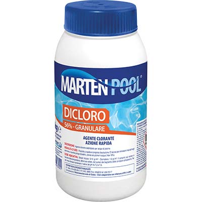 DICLORO X PISCINA GRANULARE MARTEN - KG  1- 3 pezzi