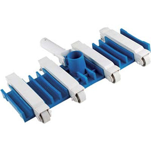 SPAZZOLA PISCINA ASPIRANTE FLESSIBILE DOMUS  ATTACCO MM 28 TUBO MM 38 CM 39,5X25,5