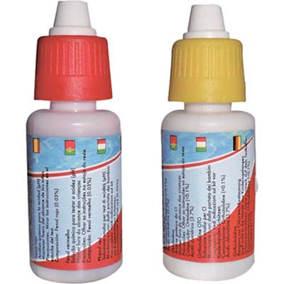 REAGENTE X TEST ANALISI PH + CLORO DOMUS - LIQUIDO CF= 2XML 20- 4 confezioni