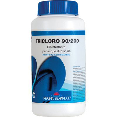TRICLORO X PISCINA PASTIGLIE KG  1=5XGR 200- 3 pezzi Piscina Semplice