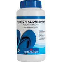 MULTIAZIONE X PISCINA PASTIGLIE KG  1=5XGR 200- 3 pezzi Piscina Semplice