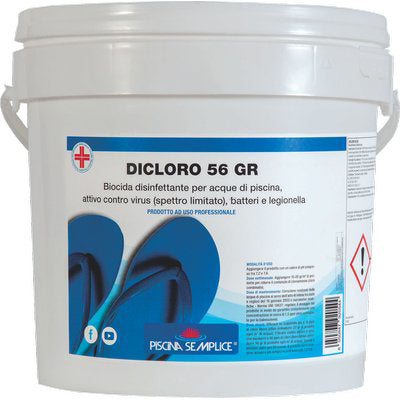 DICLORO X PISCINA GRANULARE KG 5 Piscina Semplice