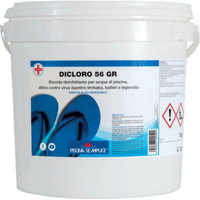 DICLORO X PISCINA GRANULARE KG 10 Piscina Semplice
