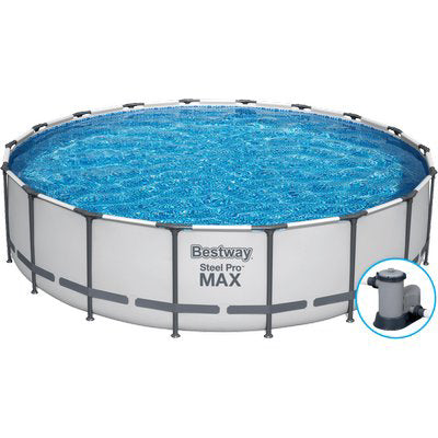 PISCINA STEEL PRO MAX 56462 BESTWAY - FILTRO LT/H 5.678 CM 549 H.CM 122