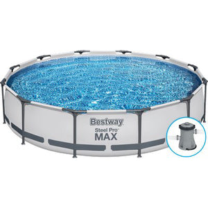 PISCINA STEEL PRO MAX 56416 BESTWAY  FILTRO LT/H 1.249 CM 366 H.CM 76