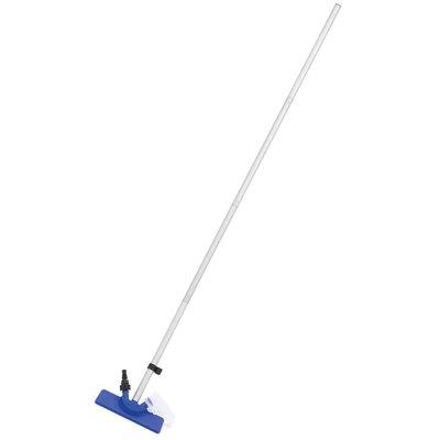 KIT PULIZIA PISCINA POOL 58195 BESTWAY  SCOPA+RETINO+MANICO+TERMOMETRO+TEST+TOPPE