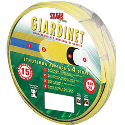 TUBO IRRIGAZIONE MAGLIATO GIARDINET STARS  MM 12 1/2 MT 50