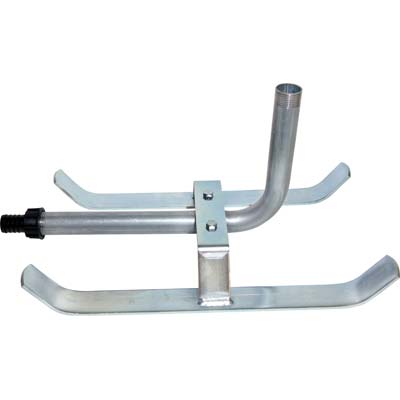 BASE A SLITTA IRRIGATORE MAXI  ACCIAIO ZINCATO 1M+PORTAGOMMA