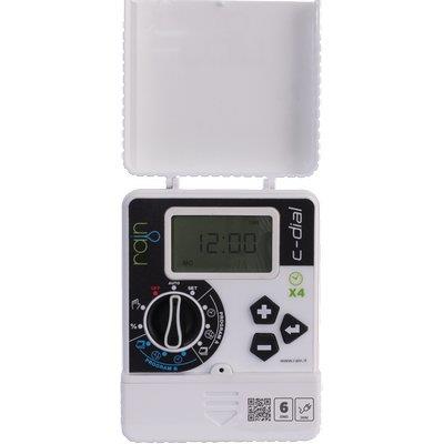 CENTRALINA IRRIGAZIONE CDIAL INTERNO RAIN  ZONE 6 VOLT 220/24  TRASF ESTERNO