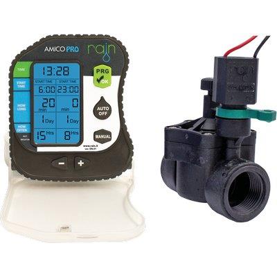 CENTRALINA IRRIGAZIONE AMICO PRO RAIN  X ESTERNO ZONE 1+ELETTR. 1 2XSTILO AA VOLT 1,5