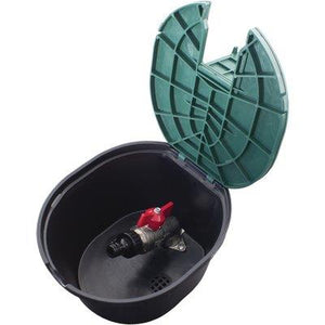 POZZETTO IRRIGAZIONE + VALVOLA SFERA AD INTERRARE  MM 220X200 H.MM 125 3/4