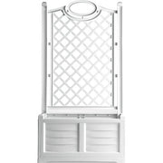 FIORIERA + GRIGLIATO SEPARE BAMA - PP BIANCO CM 80X42,5 H.CM 150