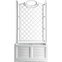 FIORIERA + GRIGLIATO SEPARE BAMA - PP BIANCO CM 80X42,5 H.CM 150