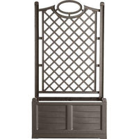 FIORIERA + GRIGLIATO SEPARE BAMA - PP CAPPUCCINO CM 80X42,5 H.CM 150