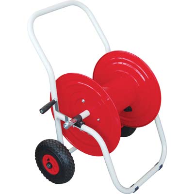 AVVOLGITUBO IRRIGAZIONE CARRELLATO PROFESSIONAL  ACCIAIO VERN RUOTE PNEUM X TUBO 3/4 MT 70