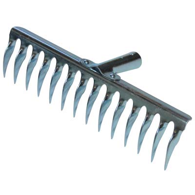 RASTRELLO SARCHIATORE STARS - ACCIAIO DENTI 14 CM 39 O.MM 26- 4 pezzi