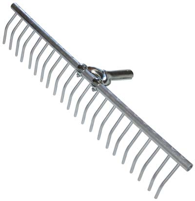 RASTRELLONE ALLUMINIO FIENO STARS  DENTI 22 CM 68 O.CONICO MM 26