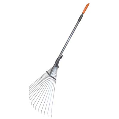 SCOPA GIARDINO A VENTAGLIO VELOX TELESCOPICA STARS - MANICO ALLUMINIO H.CM 75/155- 6 pezzi