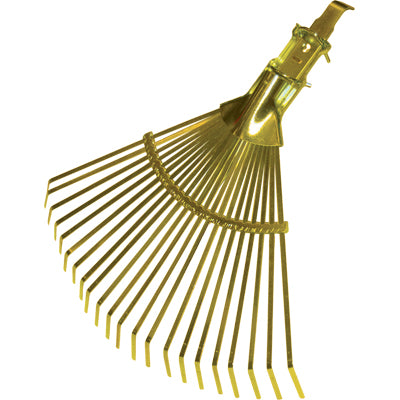 SCOPA GIARDINO A VENTAGLIO A MORSETTO ATENA STARS - ACCIAIO ZINC CM 29/48X41,5 O.MM 26- 5 pezzi