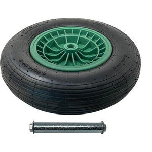 RUOTA PNEUM CARRIOLA GARDEN BIGTWO PRIMULA HAND  4.00X8 DISCO PP ASSE MM 20X128 + PFU