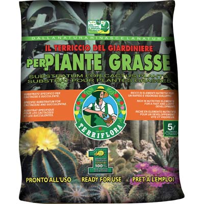 TERRICCIO PIANTE GRASSE TERRIFLORA  LT 5 (216)