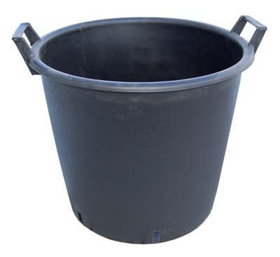 MASTELLO VIVAISTA MANICATO  LDPE NERO CM 70 H.CM 50 LT 130