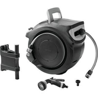 AVVOLGITUBO IRRIGAZIONE KIT REWALL GLOBO GF  PLASTICA +TUBO 1/2 MT 20 +RACCORDI+PISTOLA